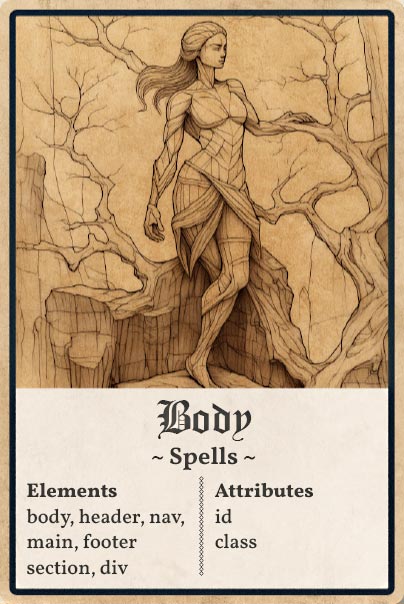 Card: body element
